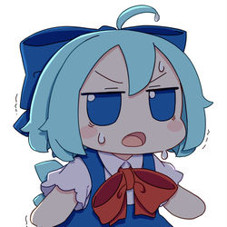 This is a pixiv picture whose title is 怯えるふもふもちるの。.