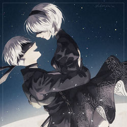 This is a pixiv picture whose title is ニーア LOG2.
