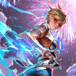 This is a pixiv picture whose title is Tracer.