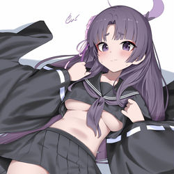This is a pixiv picture whose title is ユカリ（中）.
