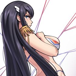 This is a pixiv picture whose title is Satsuki.