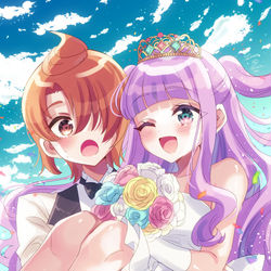 This is a pixiv picture whose title is ツバエル結婚式.