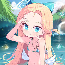 This is a pixiv picture whose title is 水着 ソラ.