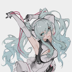 This is a pixiv picture whose title is miku.