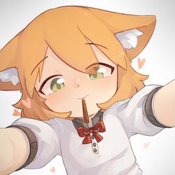 This is a pixiv picture whose title is Pocky~.