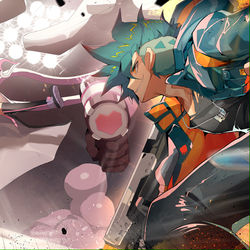 This is a pixiv picture whose title is VS.