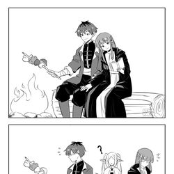 This is a pixiv picture whose title is Stark x Fern.