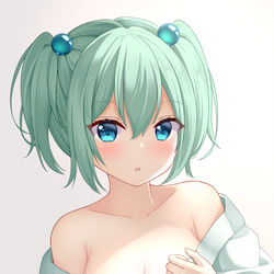 This is a pixiv picture whose title is ドキドキ….