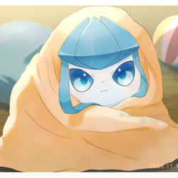 This is a pixiv picture whose title is くるまり.