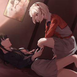 This is a pixiv picture whose title is Tenderness.