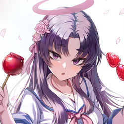 This is a pixiv picture whose title is 「 先生も一ついかかですか…？ 」.
