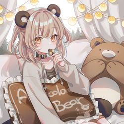 This is a pixiv picture whose title is あったかベア.
