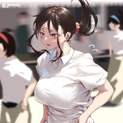 This is a pixiv picture whose title is このあとめちゃくちゃ追い抜かれる先生.