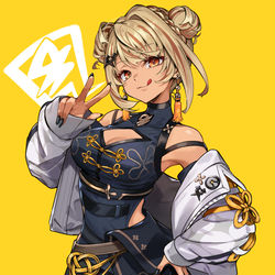 This is a pixiv picture whose title is 【ぶいすぽっ！】神成きゅぴ 新衣装.