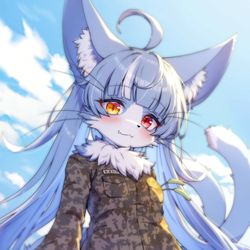 This is a pixiv picture whose title is おまねこくん.