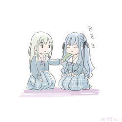 This is a pixiv picture whose title is たべて、さき.
