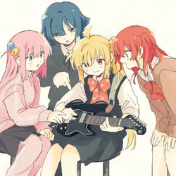 This is a pixiv picture whose title is ぼざろ詰め3.