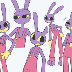 This is a pixiv picture whose title is Jax - The Amazing Digital Circus.