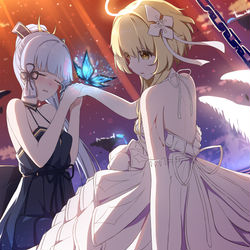 This is a pixiv picture whose title is 荧鹭-天堂坠落-难舍交合的过往.