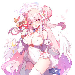 This is a pixiv picture whose title is バニーメイド💕MIKA.