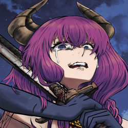 This is a pixiv picture whose title is 断頭台.