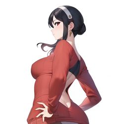 This is a pixiv picture whose title is ヨル・フォージャー.
