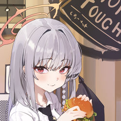 This is a pixiv picture whose title is 싸이버거.