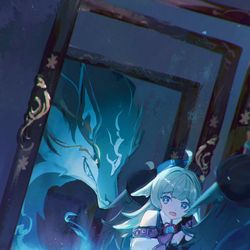 This is a pixiv picture whose title is Huohuo.