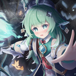 This is a pixiv picture whose title is フォフォ👻.