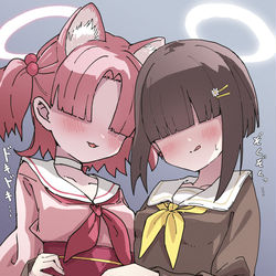 This is a pixiv picture whose title is 百鬼夜行かるたバトル部との勝負に負けた….