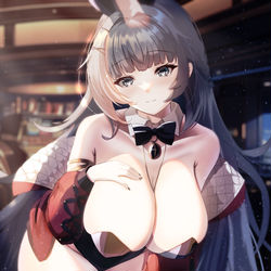 This is a pixiv picture whose title is 出資者によってバニーガールにされたヴィットリオ・ヴェネト.