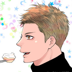 This is a pixiv picture whose title is 【鮫恋】尾田っち誕生日おめでとう！.