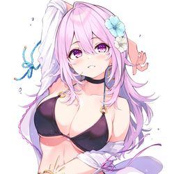 This is a pixiv picture whose title is 水着桜さん.
