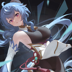This is a pixiv picture whose title is 甘雨嘿嘿嘿甘雨.