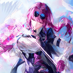 This is a pixiv picture whose title is a dramatic irony.