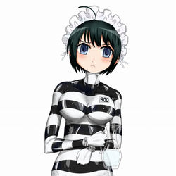 This is a pixiv picture whose title is 沢渡いずみ囚人ラバー.