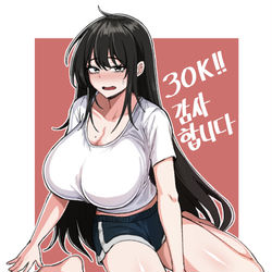 This is a pixiv picture whose title is 트위터 3만 팔로워 기념 짤.