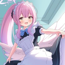 This is a pixiv picture whose title is メイドミカ.