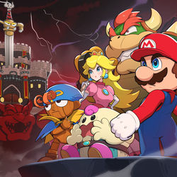 This is a pixiv picture whose title is マリオRPG.
