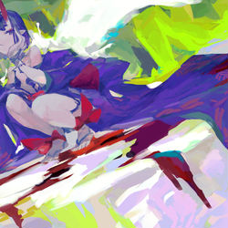 This is a pixiv picture whose title is 無題.