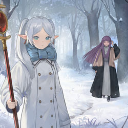 This is a pixiv picture whose title is 寒い冒険.