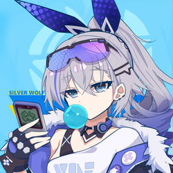 This is a pixiv picture whose title is 银狼-崩坏星穹铁道.