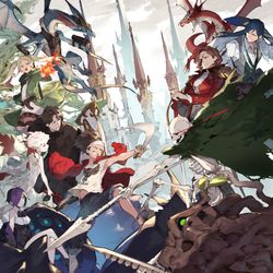 This is a pixiv picture whose title is 異修羅.