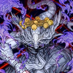 This is a pixiv picture whose title is 『八握剣異戒神将魔虚羅』.
