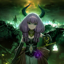 This is a pixiv picture whose title is 最後の笑顔.