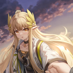 This is a pixiv picture whose title is Muelsyse.