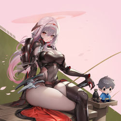 This is a pixiv picture whose title is NIKKE 紅蓮.