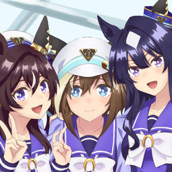 This is a pixiv picture whose title is ヴの三姉妹.