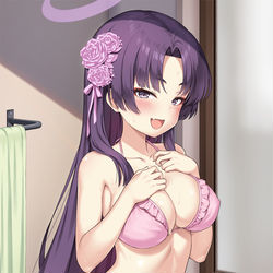 This is a pixiv picture whose title is ユカリのえりーと当番業務.