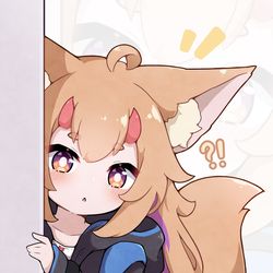 This is a pixiv picture whose title is Peeking.